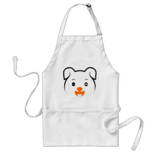 かわいい子犬 スタンダードエプロン