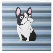 かわいい子犬 タイル (正面)