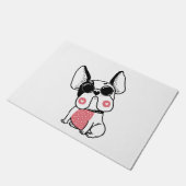 かわいい子犬 ドアマット (アングル)
