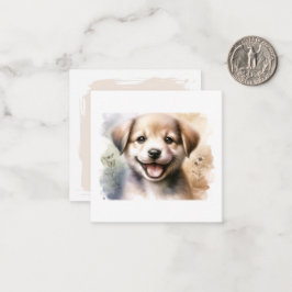 かわいい子犬 ノートカード