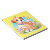 かわいい子犬 ノートパッド (アングル)
