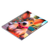 かわいい子犬 ノートブック (左側)