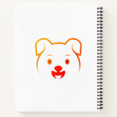 かわいい子犬 ノートブック (裏面)
