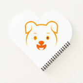 かわいい子犬 ノートブック (裏面)