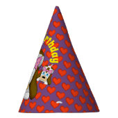 かわいい子犬 パーティーハット (右)