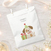 かわいい子犬 フェイバーバッグ (クリップ留めされた状態)