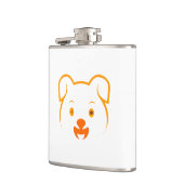 かわいい子犬 フラスク (左)