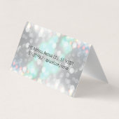 かわいい子犬 |ヘアグルーミングツール |《写真》ぼけ味 名刺 (裏面)