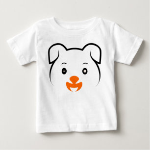 かわいい子犬 ベビーTシャツ