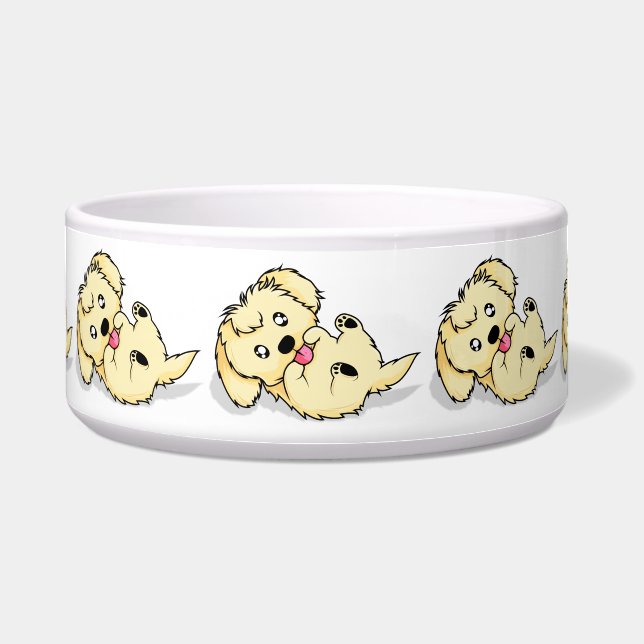 かわいい子犬 ボウル (正面)