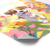 かわいい子犬 ポスター (角)