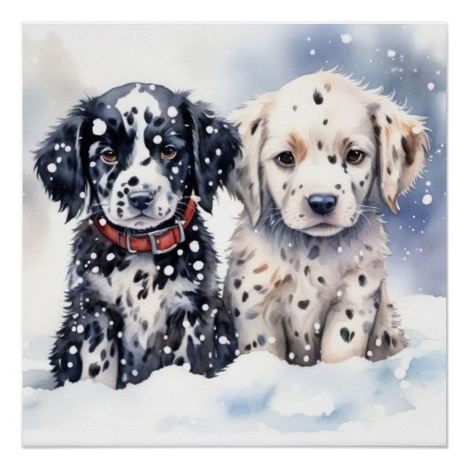 かわいい子犬 ポスター (正面)