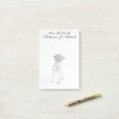 かわいい子犬 ポストイット (デスク上)