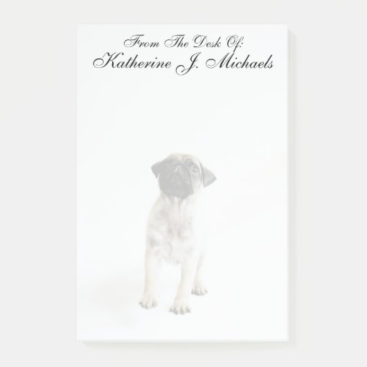 かわいい子犬 ポストイット (正面)