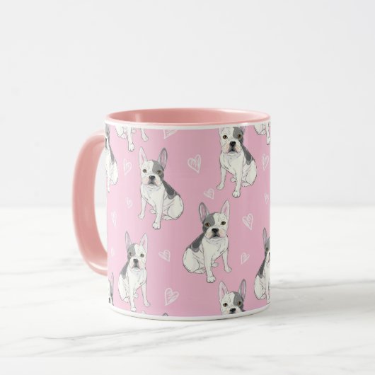 かわいい子犬 マグカップ (正面左)