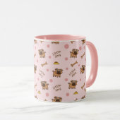 かわいい子犬 マグカップ (正面右)