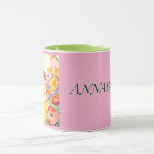 かわいい子犬 マグカップ (中央)