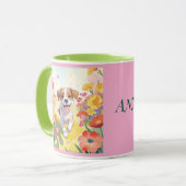 かわいい子犬 マグカップ (正面左)