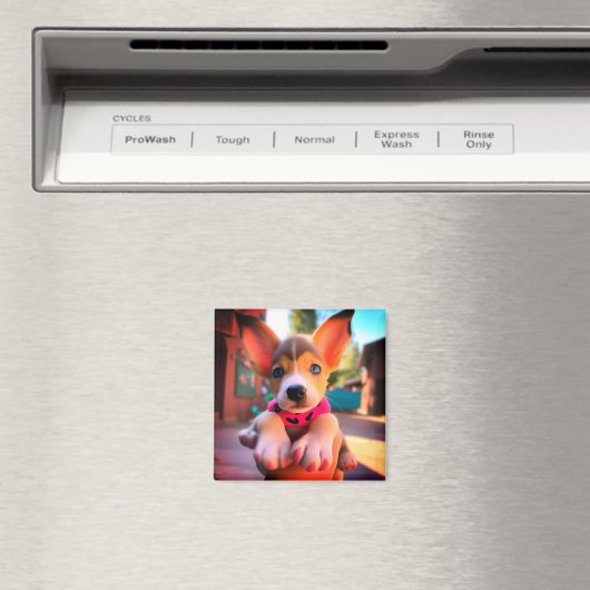 かわいい子犬 マグネット (インサイチュ (食洗機))