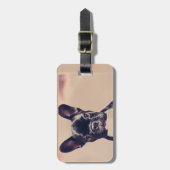 かわいい子犬 ラゲッジタグ (正面縦)