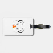 かわいい子犬 ラゲッジタグ (裏面横)