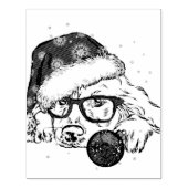 かわいい子犬 ラバースタンプ (インプリント)