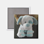 かわいい子犬 - 優しさが大切 マグネット (正面/裏面)