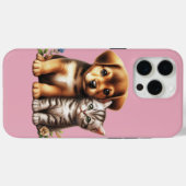 かわいい子犬/子猫 Case-Mate iPhoneケース (裏面 (横))