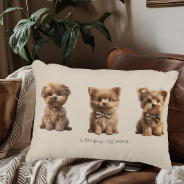 かわいい子犬 | 愛らしい愛犬家 アクセントクッション