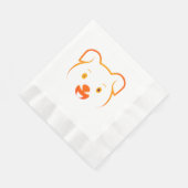 かわいい子犬 縁ありランチョンナプキン (角)