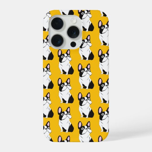 かわいい子犬、黄色 iPhoneケース (裏面)