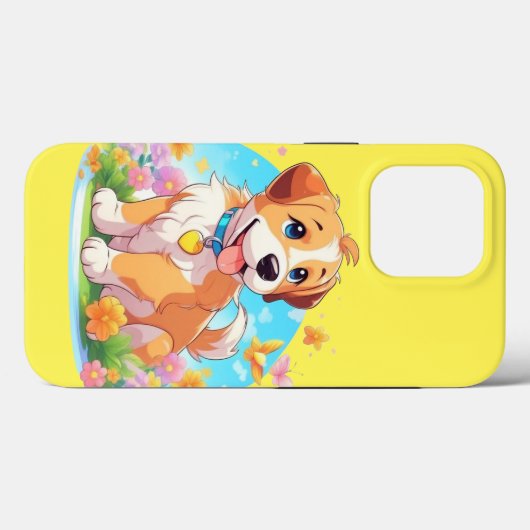 かわいい子犬 Case-Mate iPhoneケース (裏面 (横))