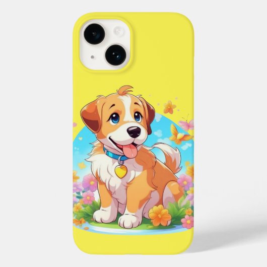 かわいい子犬 Case-Mate iPhoneケース (裏面)