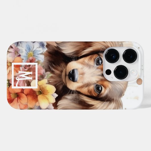 かわいい子犬 Case-Mate iPhoneケース (裏面 (横))