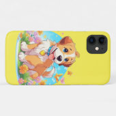 かわいい子犬 Case-Mate iPhoneケース (裏面(横))