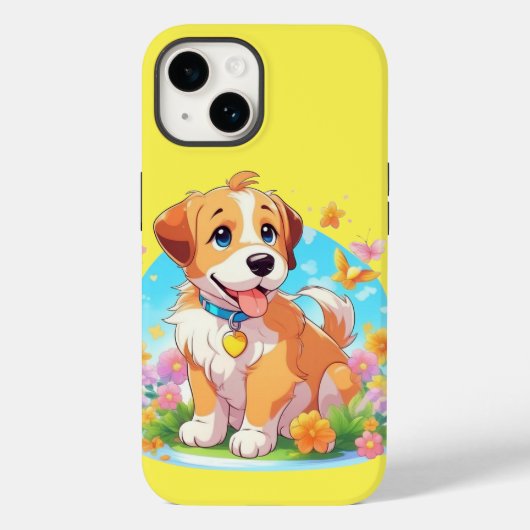 かわいい子犬 Case-Mate iPhoneケース (裏面)