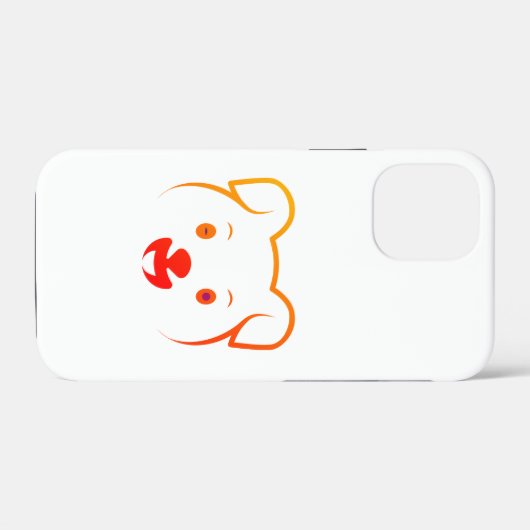 かわいい子犬 Case-Mate iPhoneケース (裏面 (横))