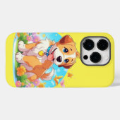 かわいい子犬 Case-Mate iPhoneケース (裏面 (横))