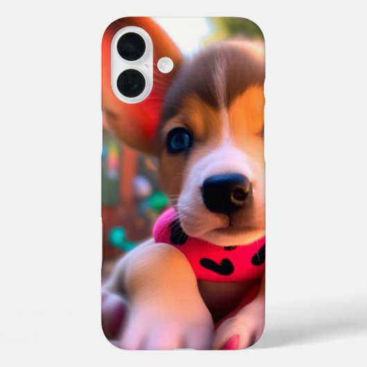 かわいい子犬 Case-Mate iPhoneケース (裏面)