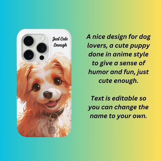 かわいい子犬 Case-Mate iPhoneケース