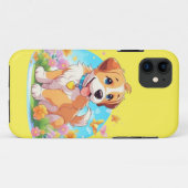 かわいい子犬 Case-Mate iPhoneケース (裏面(横))