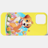 かわいい子犬 Case-Mate iPhoneケース (裏面 (横))