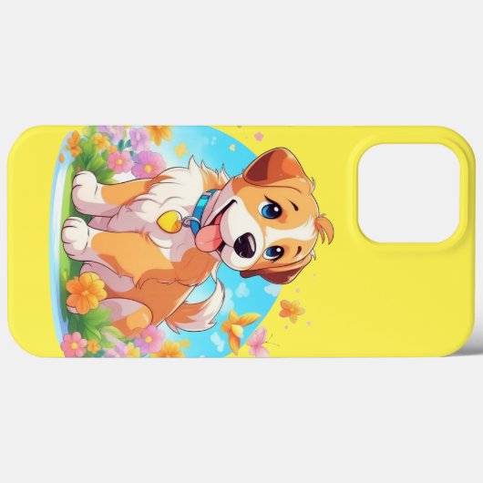 かわいい子犬 Case-Mate iPhoneケース (裏面 (横))