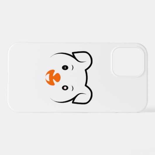 かわいい子犬 iPhoneケース (裏面横)