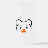 かわいい子犬 iPhoneケース (裏面)