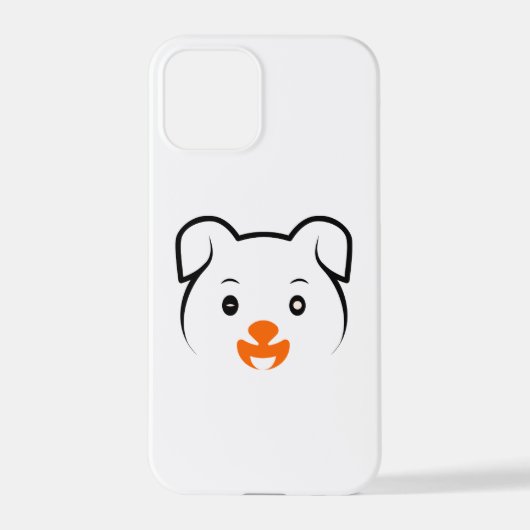 かわいい子犬 iPhoneケース (裏面)
