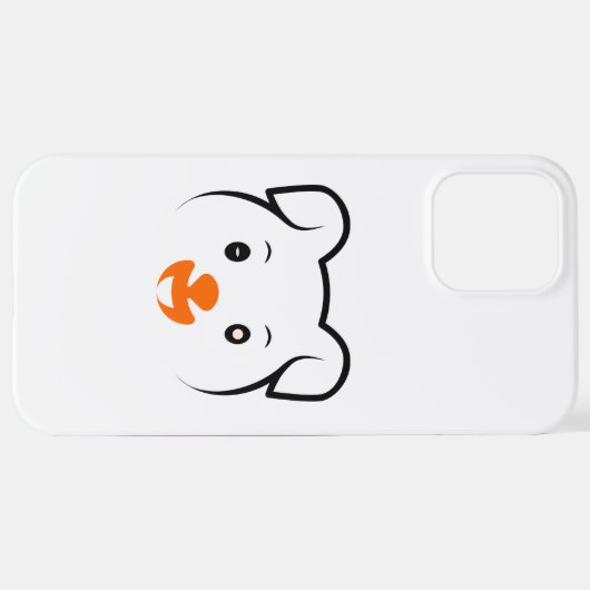 かわいい子犬 iPhoneケース (裏面横)