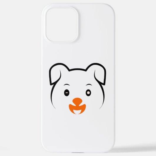かわいい子犬 iPhoneケース (裏面)