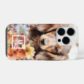 かわいい子犬 iPhoneケース (裏面横)