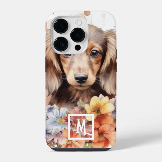 かわいい子犬 iPhoneケース (裏面)
